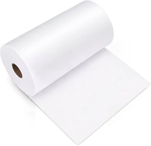 Vista 8 de Peryiter 1 rollo de 8 "x 100 yd Estabilizador de bordado de corte 25μM Estabilizador de respaldo para bordado Estabilizadores de costura ligeros