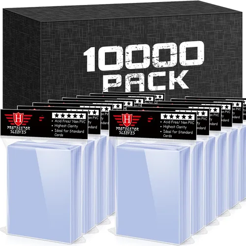 Vista 7 de 3000 fundas para tarjetas intercambiables, protectores de tarjetas de plástico transparente para tarjetas de béisbol, tarjetas deportivas MTG