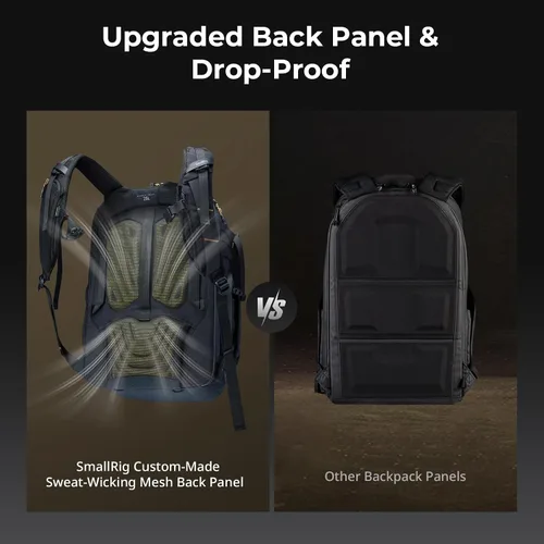 Vista 6 de SMALLRIG Outra 25 Mochila para cámara, 25L DSLR profesional/bolsa sin