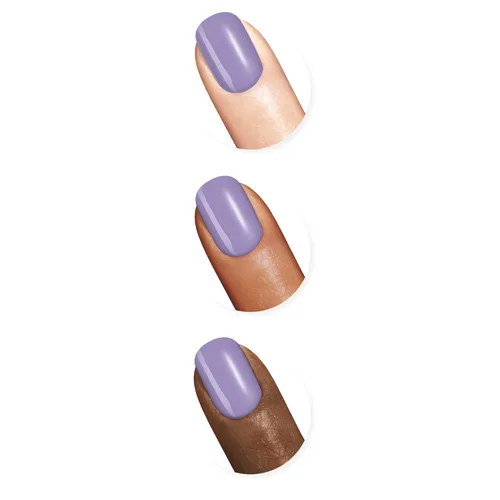 Vista 166 de Sally Hansen Xtreme Wear Esmalte de uñas sin rayas, acabado brillante, duradero, resistente a las astillas, transparente, color de uñas plateado 130