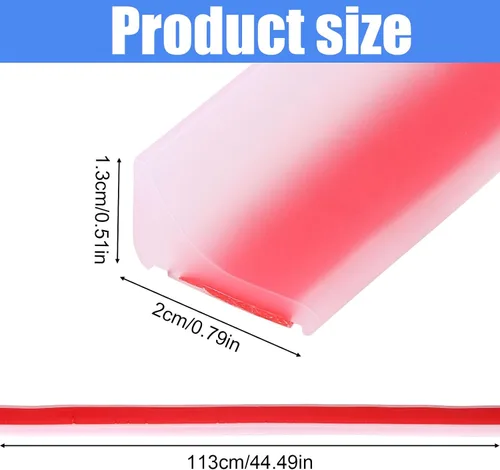Vista 2 de XIHIRCD Protector de agua para puerta de ducha de 1m/40in, barrera de piso de sitio húmedo