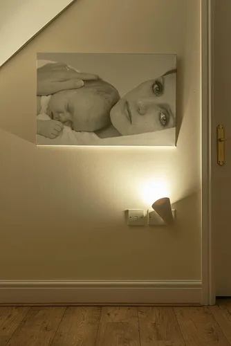 Vista 7 de AURAGLOW Enchufe GU10 Foco Empotrado de Pared Luz de Lavado - Sin Bombilla LED Incluida Socket spotlight lamp, no wiring, rotates for up or down