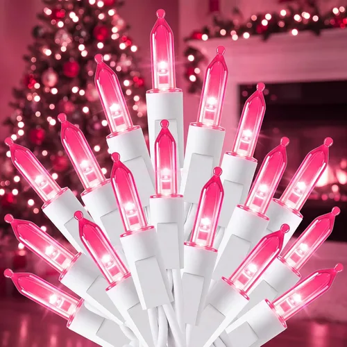 Vista 11 de Brightown Luces de Navidad blancas cálidas, 32 pies, 100 luces LED de Blanco cálido