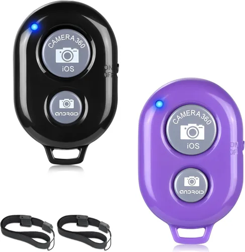 Vista 8 de Paquete de 2 unidades de control remoto inalámbrico para cámaras - Control remoto inalámbrico para teléfonos iPhone y Android, iPad, iPod, tableta