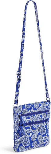 Vista 3 de Vera Bradley Cotton Collegiate Triple Zip Hipster Crossbody Purse (Multiple Teams Available)
