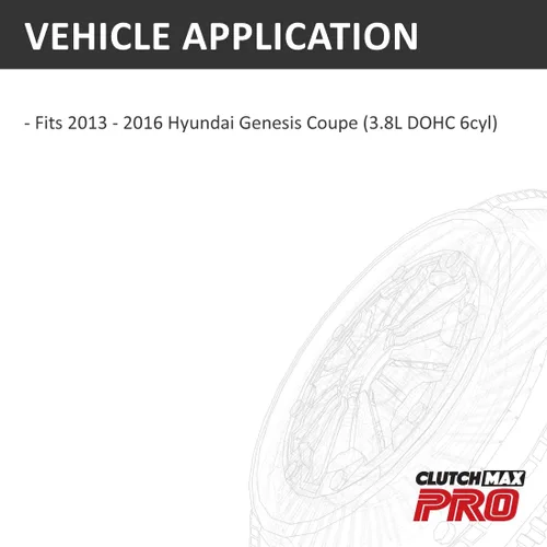 Vista 2 de PRO Performance Stage 4 Kit de embrague compatible con Hyundai Genesis Coupé 3.8L 3.8T 6cyl 2013 2014 2015 2016 (CP05254HDD-ST4)