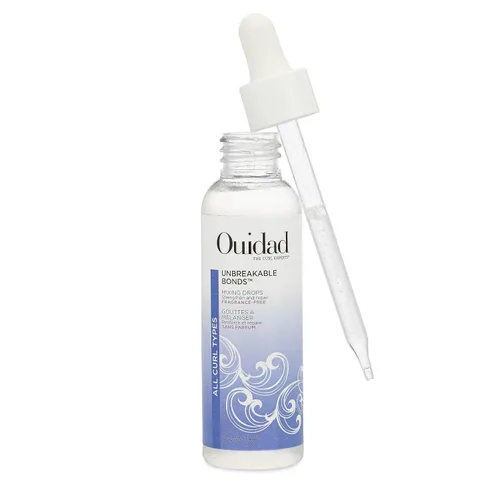 Vista 2 de Ouidad Unbreakable Bonds - Gotas de mezcla, fortalece y repara el cabello, sin fragancia, 2 onzas líquidas