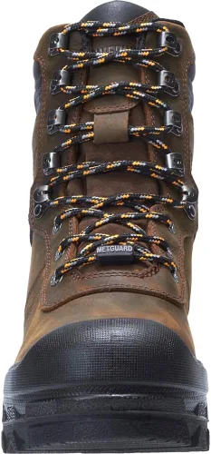 Vista 4 de Wolverine Warrior, hombre, marrón, punta comp, EH, Mt, WP, bota de 8 pulgadas, Marrón
