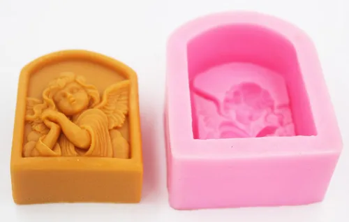 Vista 3 de Angel Mould S396 Art Silicone Soap Craft DIY Moldes de vela hechos a mano