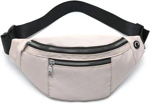 Vista 9 de Fanny Pack for Men Women - Water Resistant Fashion Waist Bag Pack with Adjustable Strap for Travel Hiking Running Outdoor Sports.