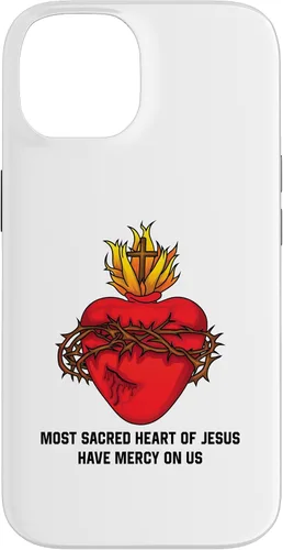 Vista 4 de iPhone 16 Most Sacred Heart of Jesus Design Case