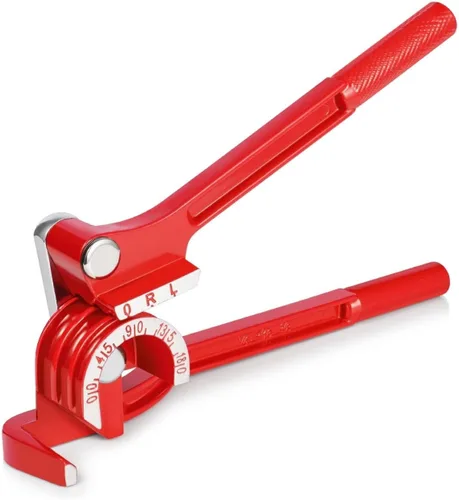 Vista 10 de Flexzion Herramienta dobladora de tubos – Doblado manual de tubos OD 3 tamaños 1/4 pulgadas 5/16 pulgadas 3/8 pulgadas 180 grados tipo palanca