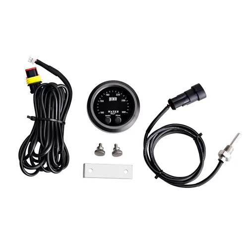 Vista 9 de Universal 52mm Medidor de Temperatura de Agua 0-300F (-17~187C) Electrónico LED Digital Azul DC12V para Automóvil con Adaptador de Sensor