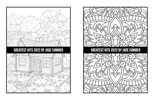 Vista 33 de Greatest Hits An Adult Coloring Book with the 100 Best Pages from the Jade Summer Collection