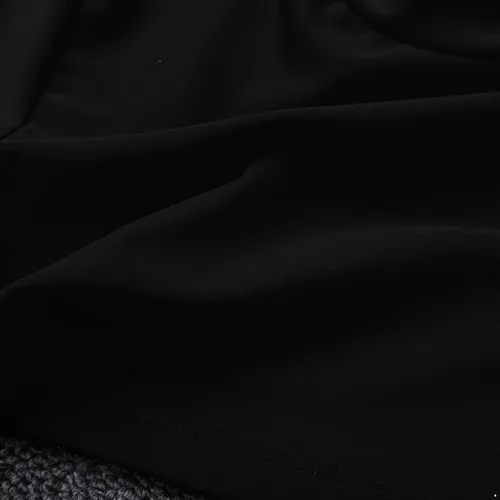 Vista 6 de Camiseta corta de manga larga para niñas y niñas, con cuello alto falso, para ballet, danza, gimnasia, yoga, animadora