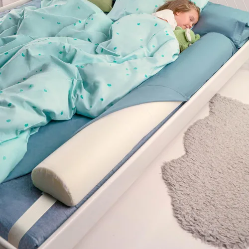 Vista 9 de BANBALOO Paquete de 2 parachoques de cama para niños pequeños de 53 pulgadas Rieles de espuma para camas Queen, King, Twin, Full Size Barrera