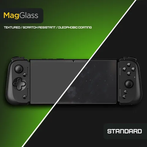 Vista 5 de magglass Protector de pantalla mate para Razer Edge - Protector de pantalla de vidrio templado antirreflejos (consola de juegos portátil Android)