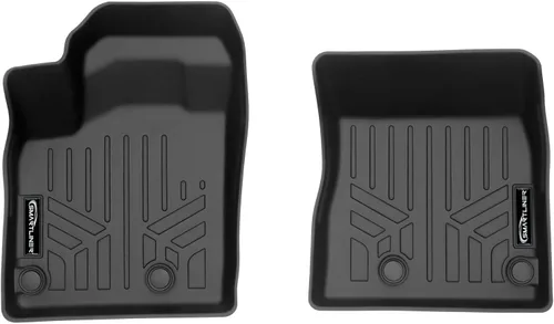 Vista 12 de SMARTLINER Juego de alfombrillas de primera fila de ajuste personalizado compatibles con Nissan Rogue 2008-2013