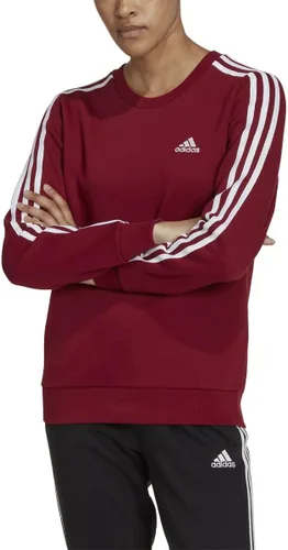 Vista 6 de adidas Sudadera Essentials de forro polar con 3 rayas para mujer