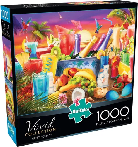 Vista 3 de Buffalo Games - Rompecabezas de 2-1000 piezas Happy Hour