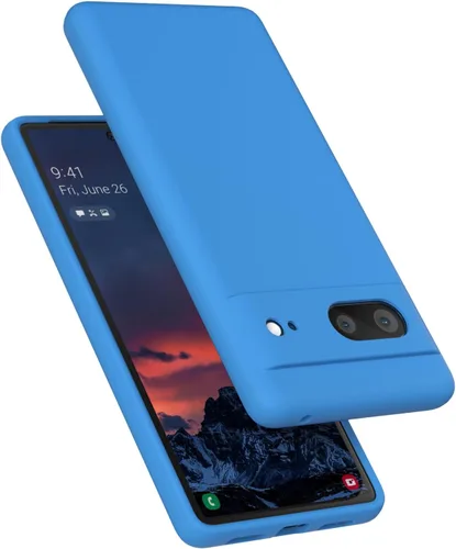 Vista 15 de Diseñada para Pixel 7, funda de gel de silicona líquida a prueba de golpes, cojín de forro de tela de microfibra suave compatible con Pixel7 de 6.3