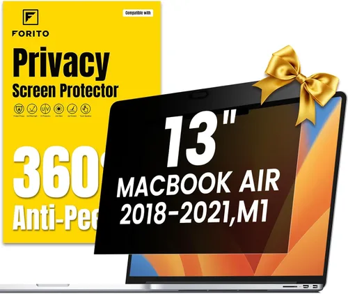 Vista 14 de F FORITO Protector de pantalla de privacidad de 360° compatible con MacBook Pro de 13 pulgadas (2016, 2017, 2018, 2019, 2020, 2021, 2022, M1, M2)