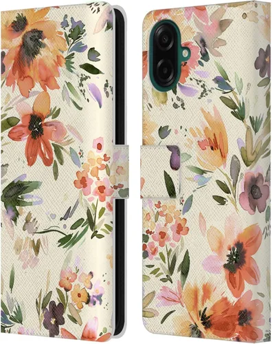 Vista 115 de Head Case Designs Officially Licensed Ninola Butterfly Nature Spring Floral Leather Wallet Case Compatible with Samsung Galaxy A07 4G