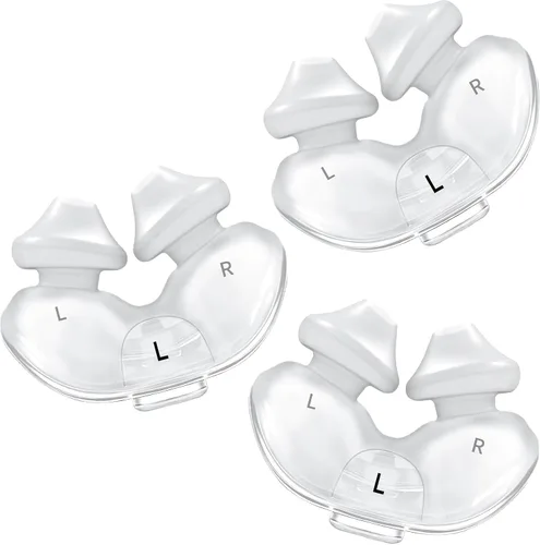 Vista 8 de Cojín nasal de repuesto para ResMed Airfit P10, compatible con la máscara original Airfit P10 CPAP, sellado confiable y ajuste perfecto, reemplazo