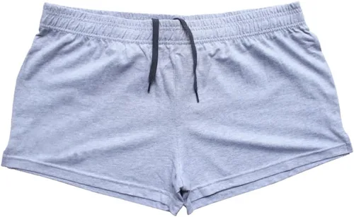 Vista 4 de palglg Pantalones cortos de culturismo para hombre de 3 pulgadas con cordón de entrepierna de algodón