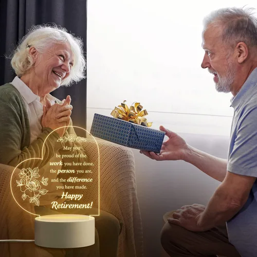 Vista 3 de Classy 2023 Happy Retirement Gifts for Women Coworker Teacher Boss Employee Friends Nurse - Best Retirement Night Light Decorations