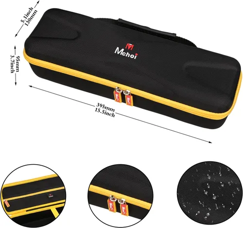 Vista 8 de Mchoi Funda rígida portátil para trinquete inalámbrico DEWALT ATOMIC 20V MAX* (DCF513B)/(DCF510B), solo funda