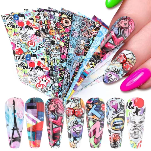 Vista 39 de Calcomanías de arte de uñas para el día de San Valentín, calcomanías de transferencia de arte de uñas, suministros de uñas, labios rosas, corazón