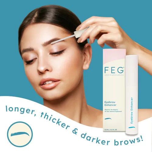 Vista 2 de FEG - Suero para cejas con péptido, transparente, 0.1 fl oz