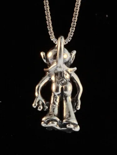Vista 4 de Collar Alien Charm Marciano