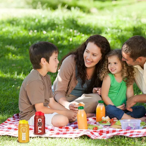 Vista 6 de Cubiertas para latas de refresco, cubiertas de lata de refresco mejoradas 2024 para latas de soda, cubiertas de lata de cola redondas, tapadera