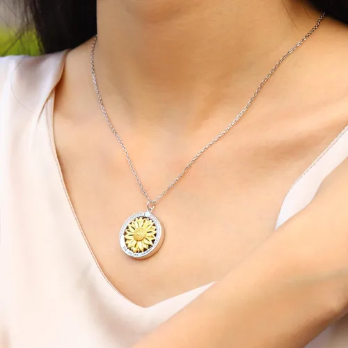 Vista 4 de Bolelis Heart Locket Necklaces Gifts for Women - 925 Sterling Silver Hidden Message Pendant Jewelry Mothers Day Gifts for Mom Daughter