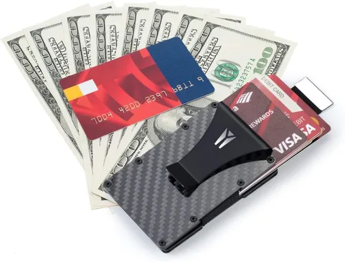 Vista 2 de Cartera de tarjetas RFID para hombre y mujer