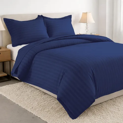 Vista 9 de Elegant Comfort Silky-Soft - Juego de funda de edredón de 3 piezas, calidad hotelera, 1500, sin arrugas, tamaño matrimonial/queen, color negro