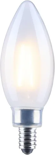 Vista 3 de Satco Bombilla LED E12 de 4 W, 2700 K, clasificación de 15000 horas, regulable