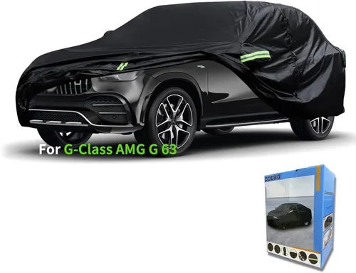 Vista 20 de Ajuste personalizado para funda de auto Mercedes-Benz, impermeable para todo tipo de clima, protección UV, resistente al viento, para exteriores