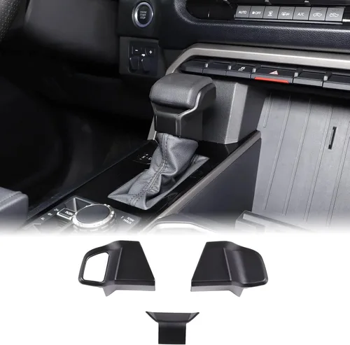 Vista 15 de Aunginsy Cubierta de freno de mano para palanca de cambios de automóvil, compatible con Toyota Tundra 2022+, Sequoia 2023+ y Tacoma 2024+, perilla