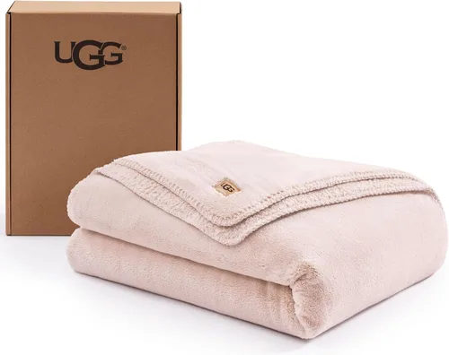 Vista 15 de UGG Whitecap Queen - Manta de forro polar de felpa, 90 x 90 pulgadas, color Azul
