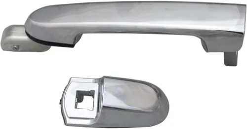 Vista 2 de Para Hyundai Accent 2006-2011 Manija de puerta exterior trasera, lado del conductor cromado Trim: GLS