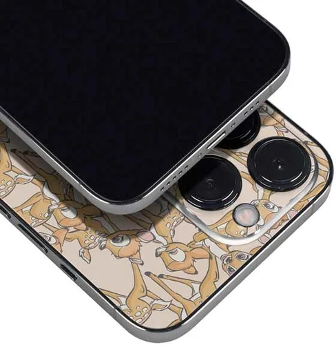 Vista 10 de Skinit Calcomanía para teléfono compatible con iPhone 15 Pro Max, diseño oficial de Disney Bambi y sus amigos Azul - DISBAM03
