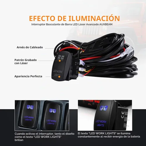 Vista 5 de Auxbeam® Luz LED