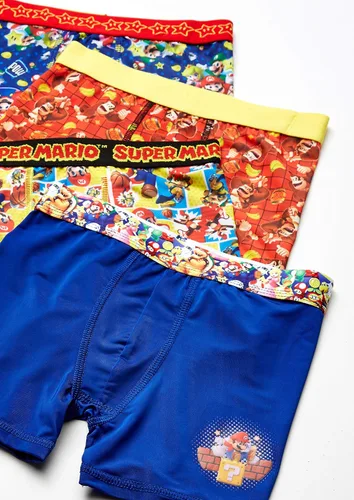 Vista 4 de Nintendo Boys' Super Multipacks Boxer Briefs with Mario, Luigi, Toad, Yoshi, Peach and Bowser Sizes 4, 6, 8, 10 and 12