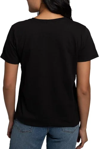 Vista 2 de CafePress Jazmin Tissue - Camiseta oscura de algodón para mujer