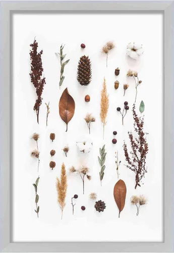 Vista 7 de 8x10 Silver Shadowbox Frame - Shadow Box Frame Interior Size 8x10 by 1.5 Inches Deep - Silver Frame Made to Display Items Up to 1.5 Inches Deep