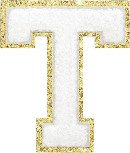 Vista 100 de GYGYL - 3 parches de letras deportivas de felpilla para planchar de tamaño grande para decoración de disfraces de equipo, altura de 4-1/2 pulgadas