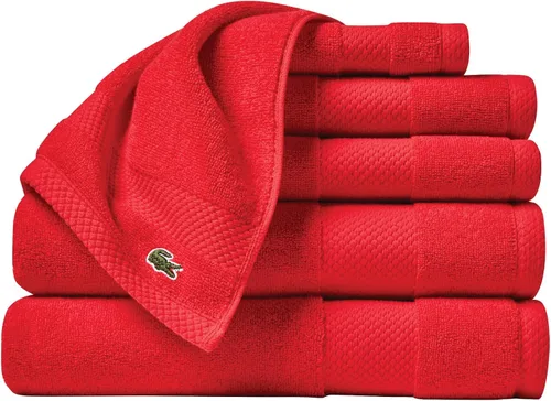 Vista 59 de Lacoste Heritage - Sábana de baño de 100 % algodón Supima, aloe, 35" x 70", altamente absorbente y de secado rápido, toalla de baño súper suave